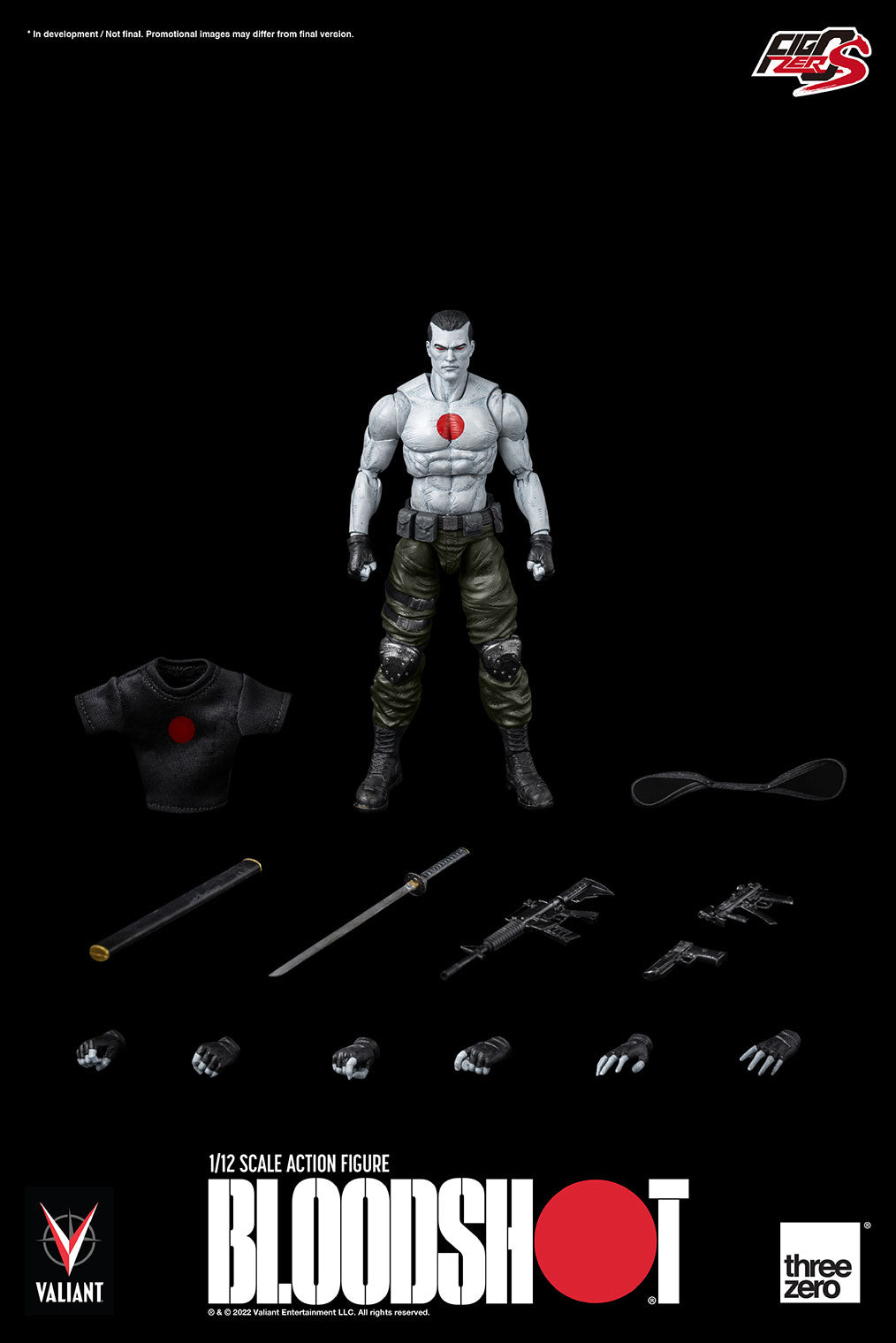 threezero VALIANT - FigZero S 1/12 Bloodshot(04895250801998)