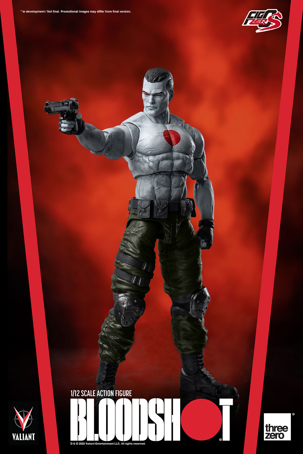 threezero VALIANT - FigZero S 1/12 Bloodshot(04895250801998)