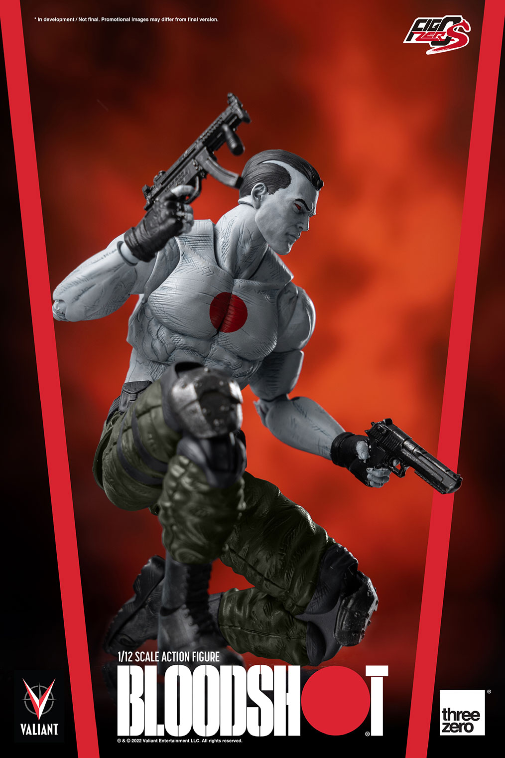 threezero VALIANT - FigZero S 1/12 Bloodshot(04895250801998)