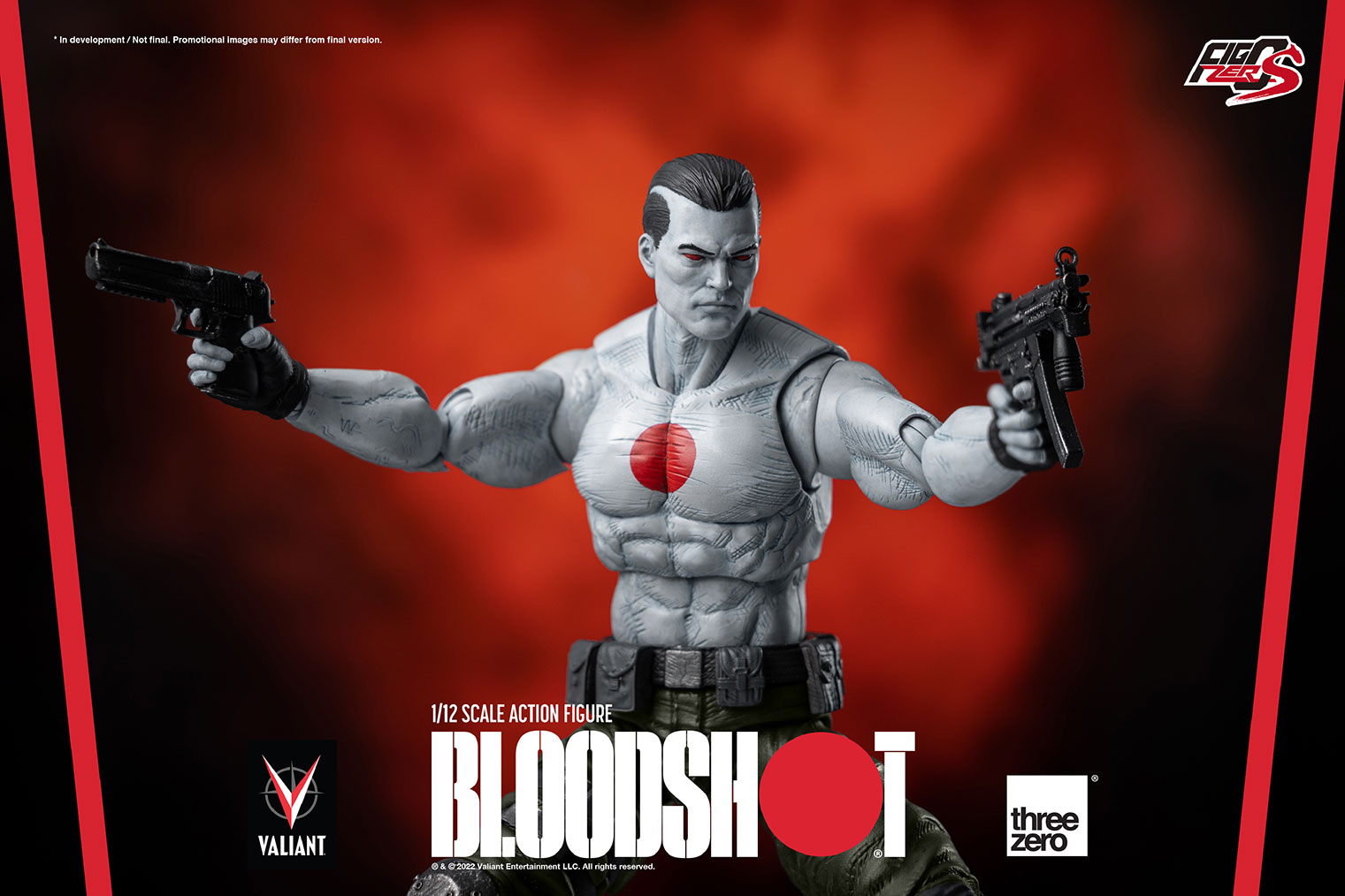 threezero VALIANT - FigZero S 1/12 Bloodshot(04895250801998)