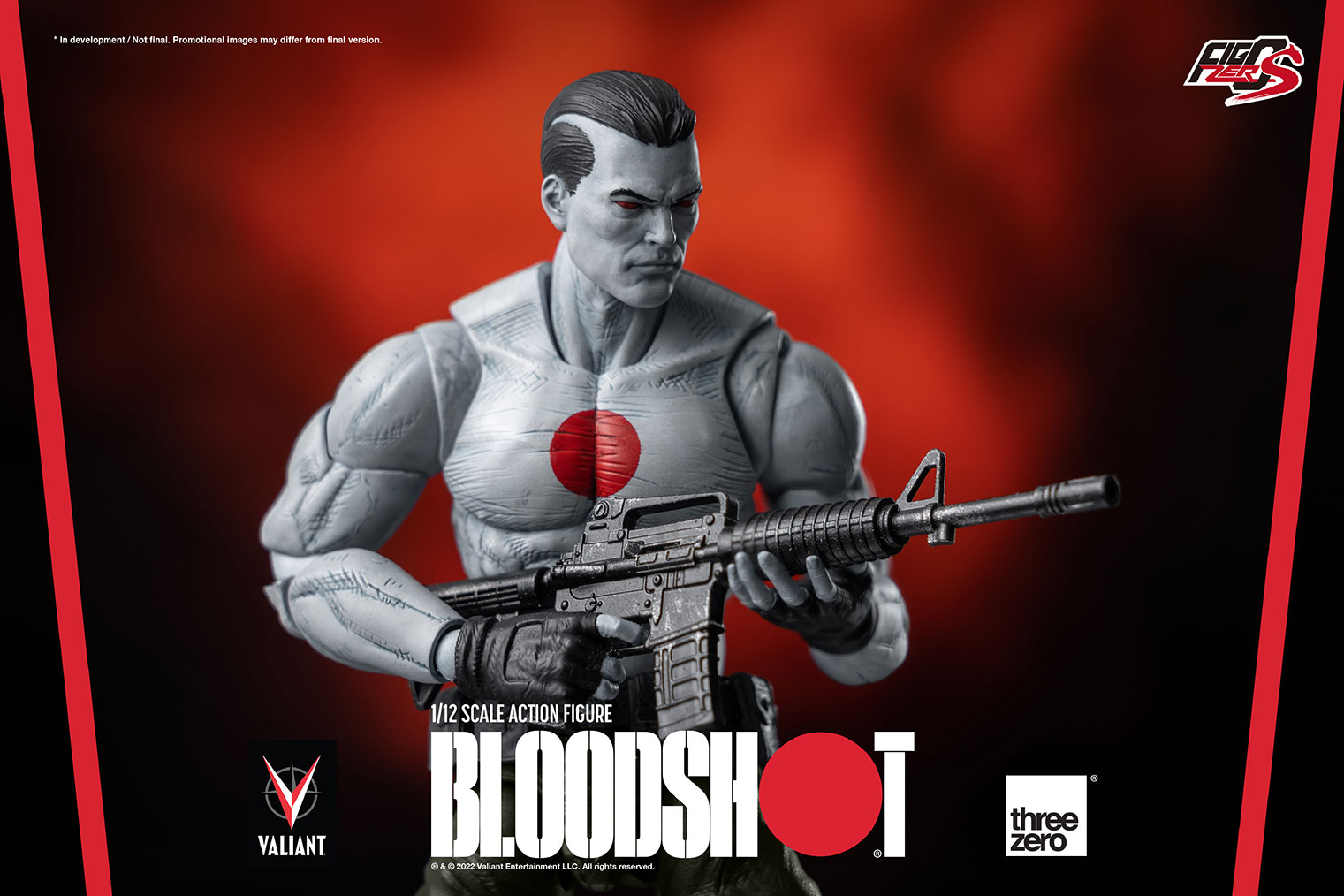 threezero VALIANT - FigZero S 1/12 Bloodshot(04895250801998)