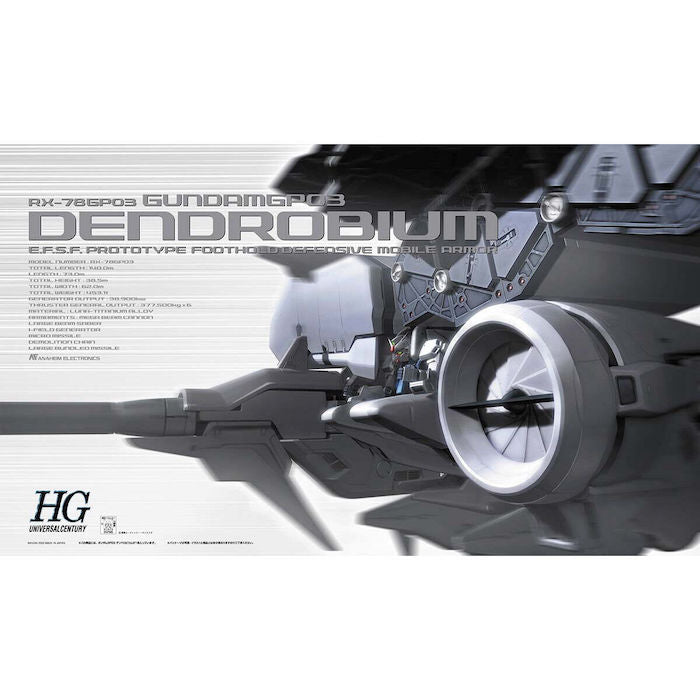 BANDAI Hobby HGUC 1/144 #28 GP03D Dendrobium