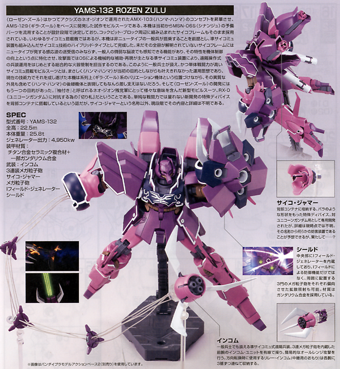 BANDAI Hobby HGUC 1/144 #149 Rozen Zulu