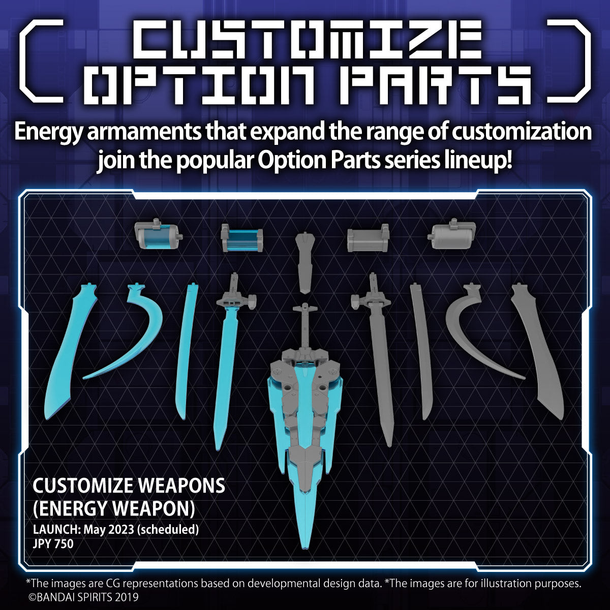 BANDAI Hobby CUSTOMIZE WEAPONS (ENERGY WEAPON)