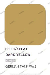 Mr Hobby Mr Color Spray - S39 Dark Yellow (3/4Flat/Tank)