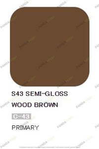 Mr Hobby Mr Color Spray - S43 Wood Brown (Semi-Gloss/Primary)