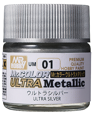 Mr Hobby Mr. Color Ultra Metallic Series - UM01 Ultra Silver