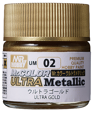 Mr Hobby Mr. Color Ultra Metallic Series - UM02 Ultra Gold