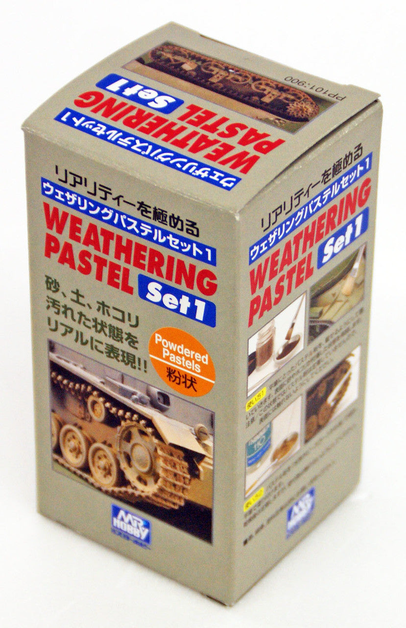 Mr Hobby Weathering Pastel Color Set 1