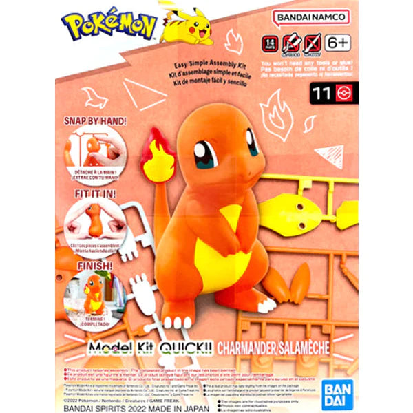 BANDAI Hobby Pokemon Model Kit QUICK!! 11 CHARMANDER