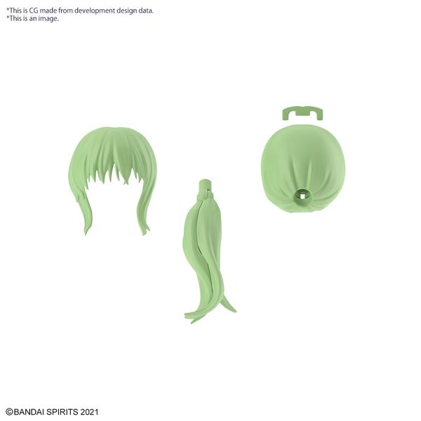 BANDAI Hobby 30MS OPTION HAIR STYLE PARTS Vol.9 ALL 4 TYPES