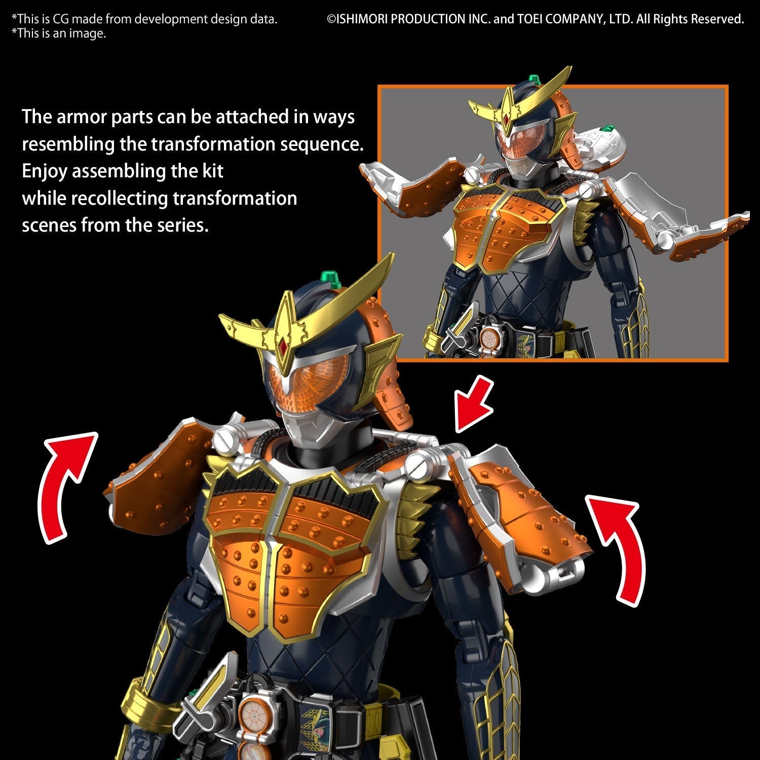 BANDAI Hobby Figure-rise Standard KAMEN RIDER GAIM ORANGE ARMS