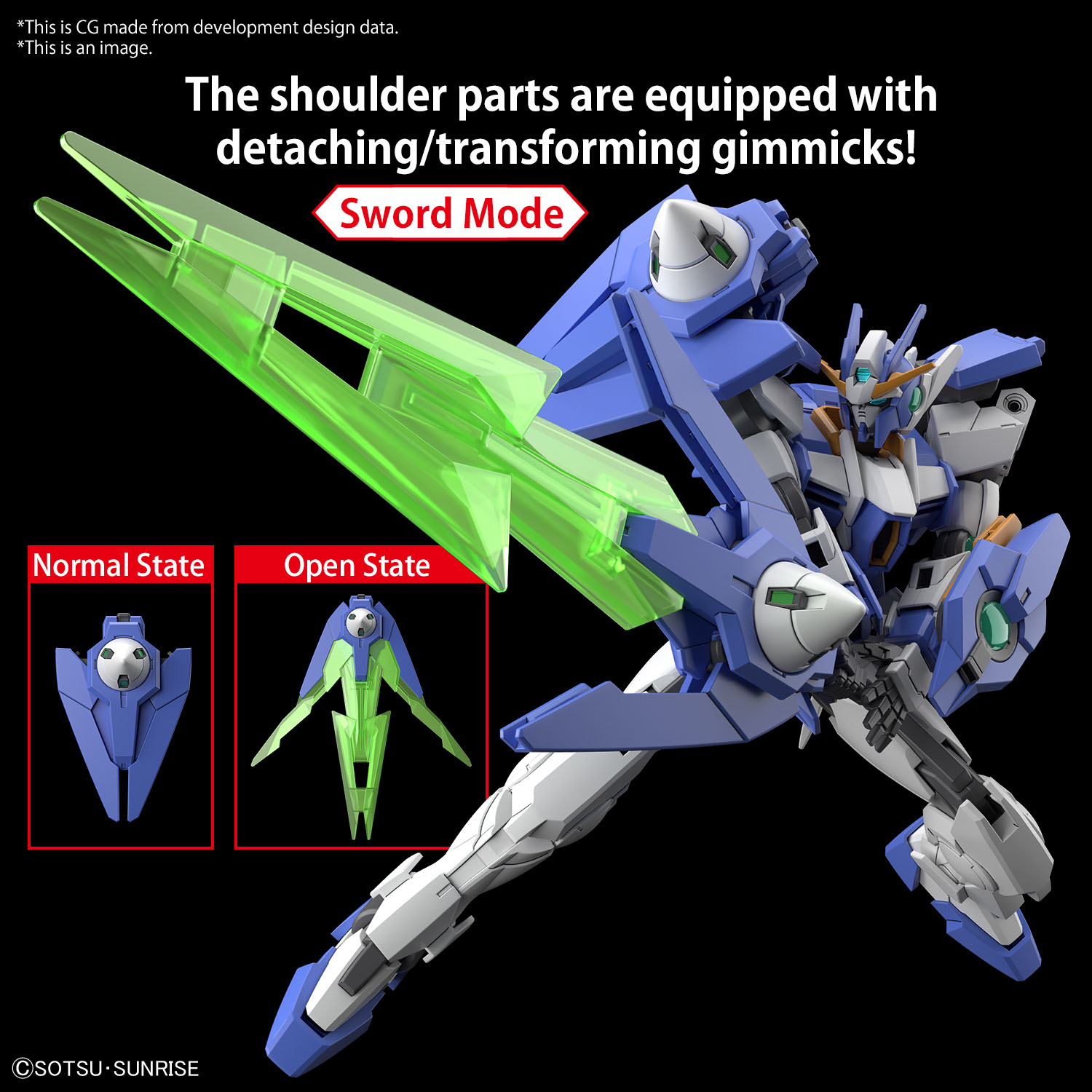 BANDAI Hobby HGGBM 05 1/144 GUNDAM 00 DIVER ARC