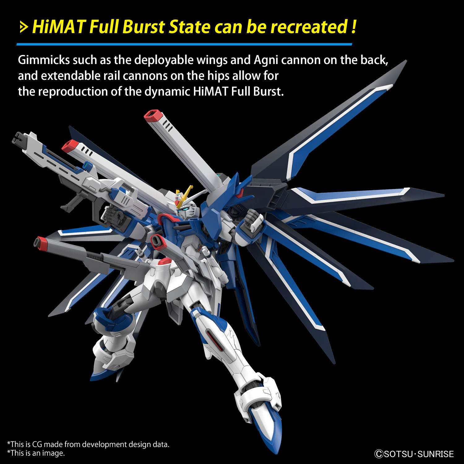 BANDAI Hobby HG 1/144 RISING FREEDOM GUNDAM