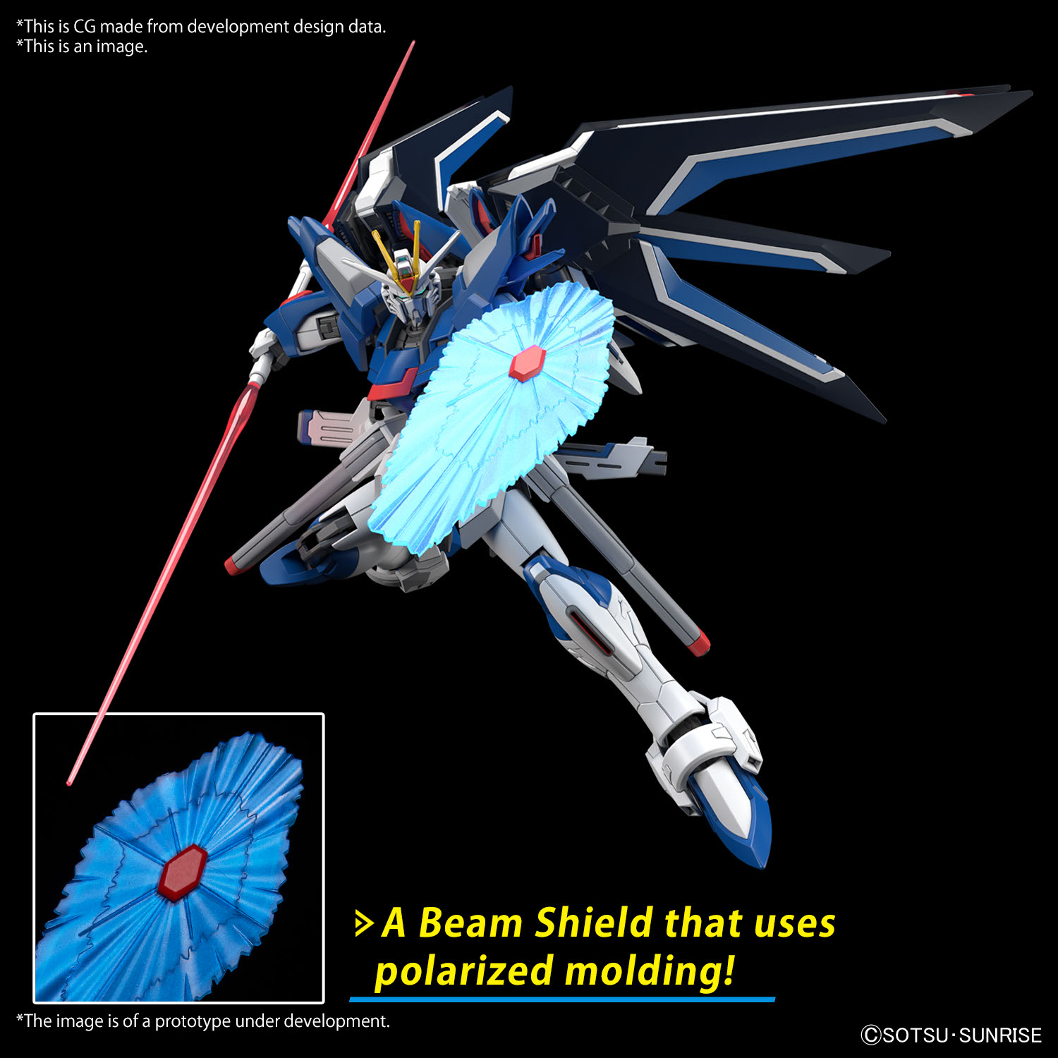 BANDAI Hobby HG 1/144 RISING FREEDOM GUNDAM