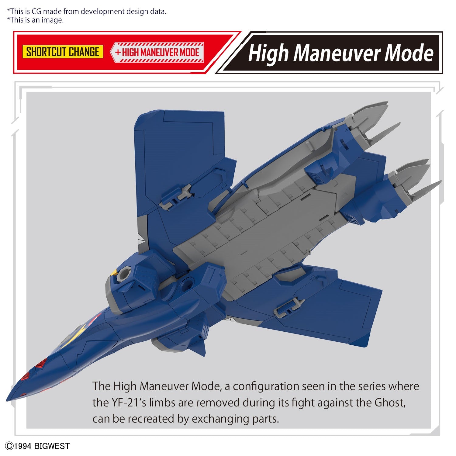 BANDAI Hobby HG 1/100 YF-21