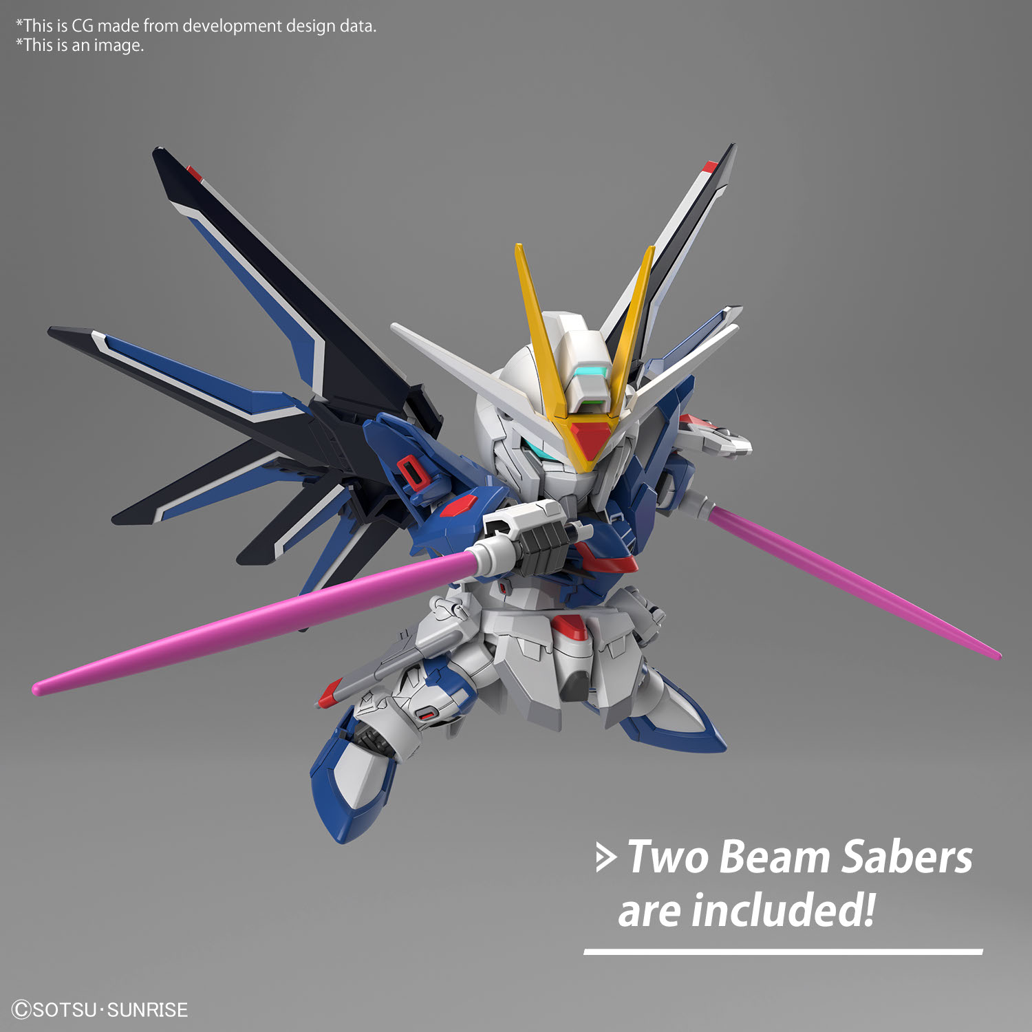 BANDAI Hobby SD GUNDAM EX-STANDARD RISING FREEDOM GUNDAM