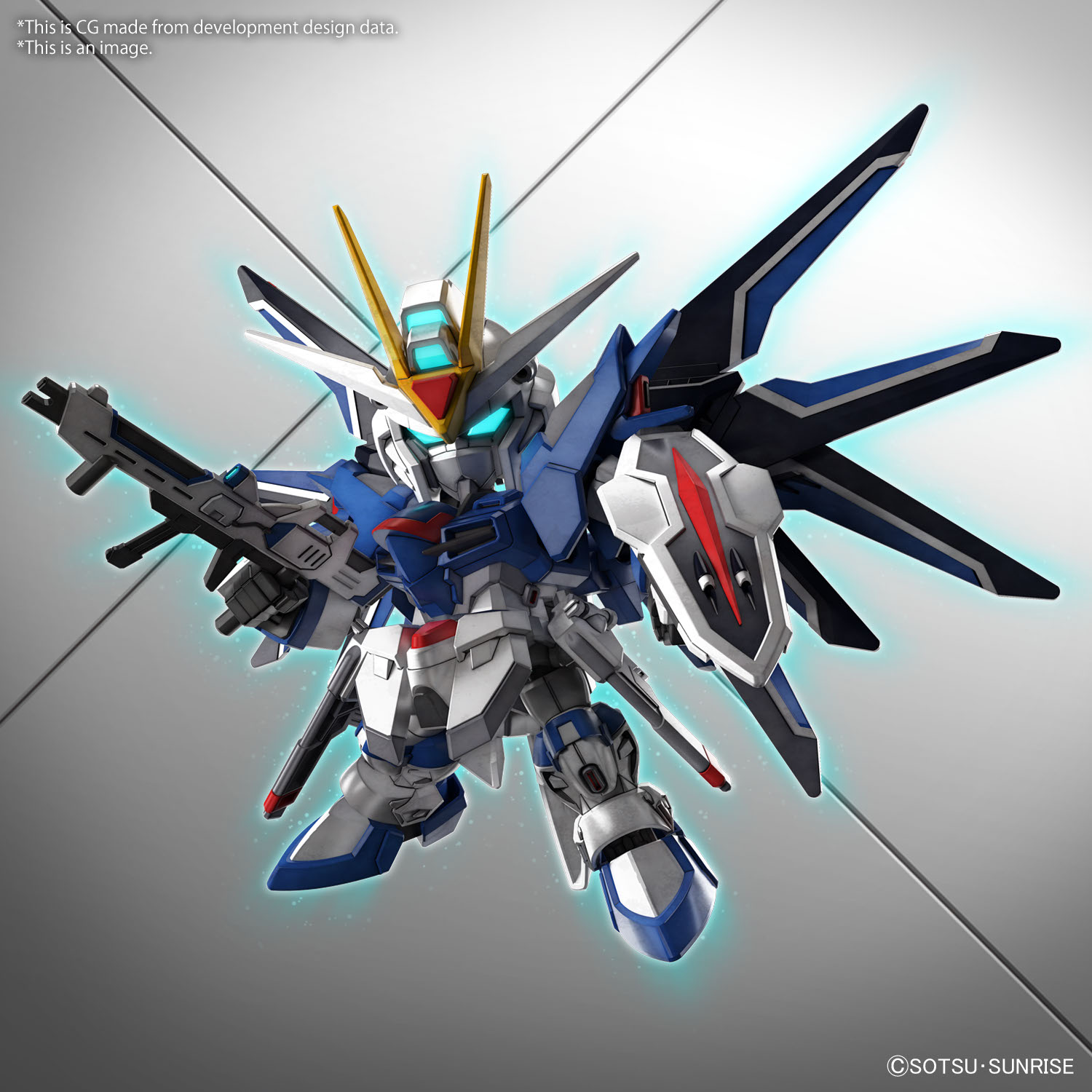 BANDAI Hobby SD GUNDAM EX-STANDARD RISING FREEDOM GUNDAM