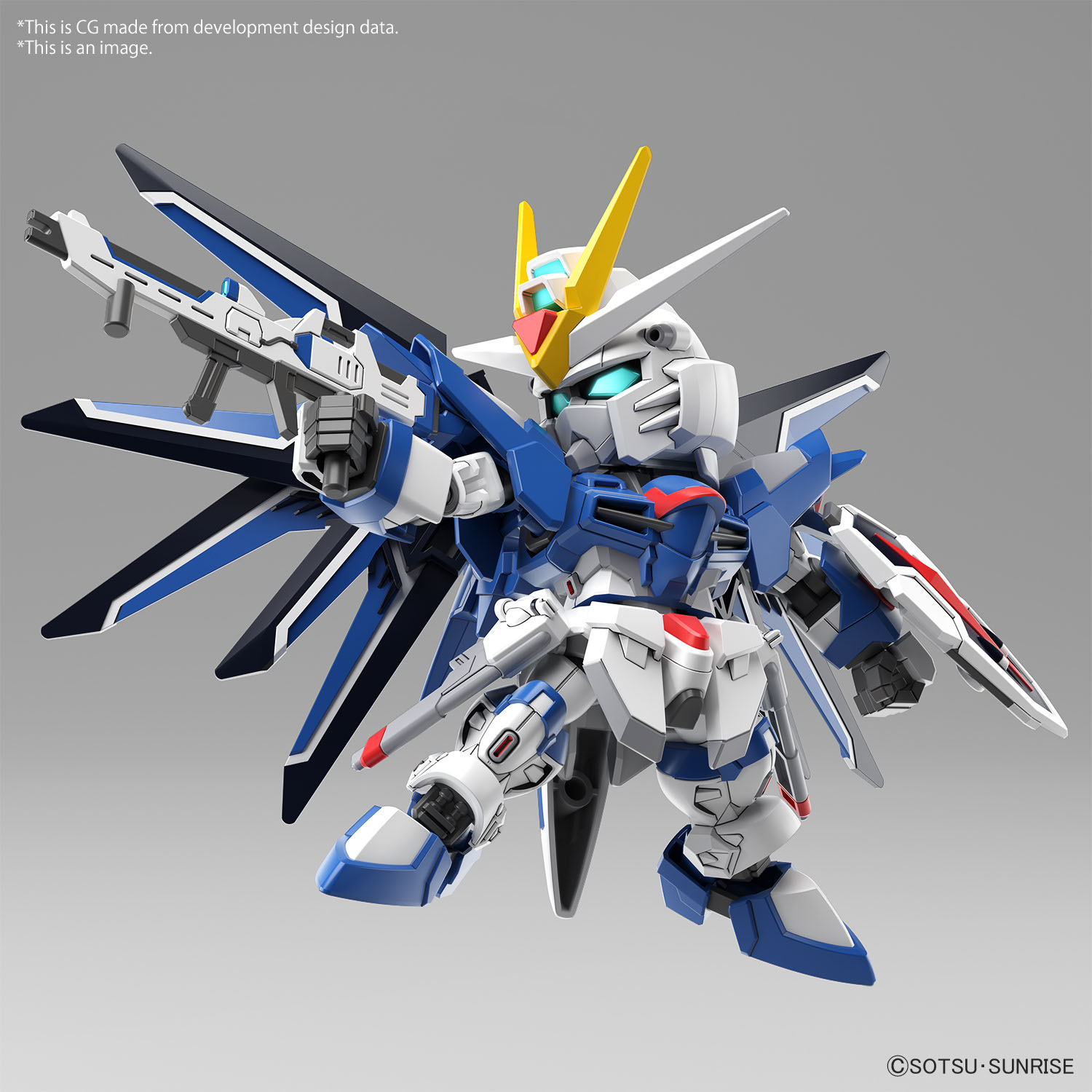 BANDAI Hobby SD GUNDAM EX-STANDARD RISING FREEDOM GUNDAM