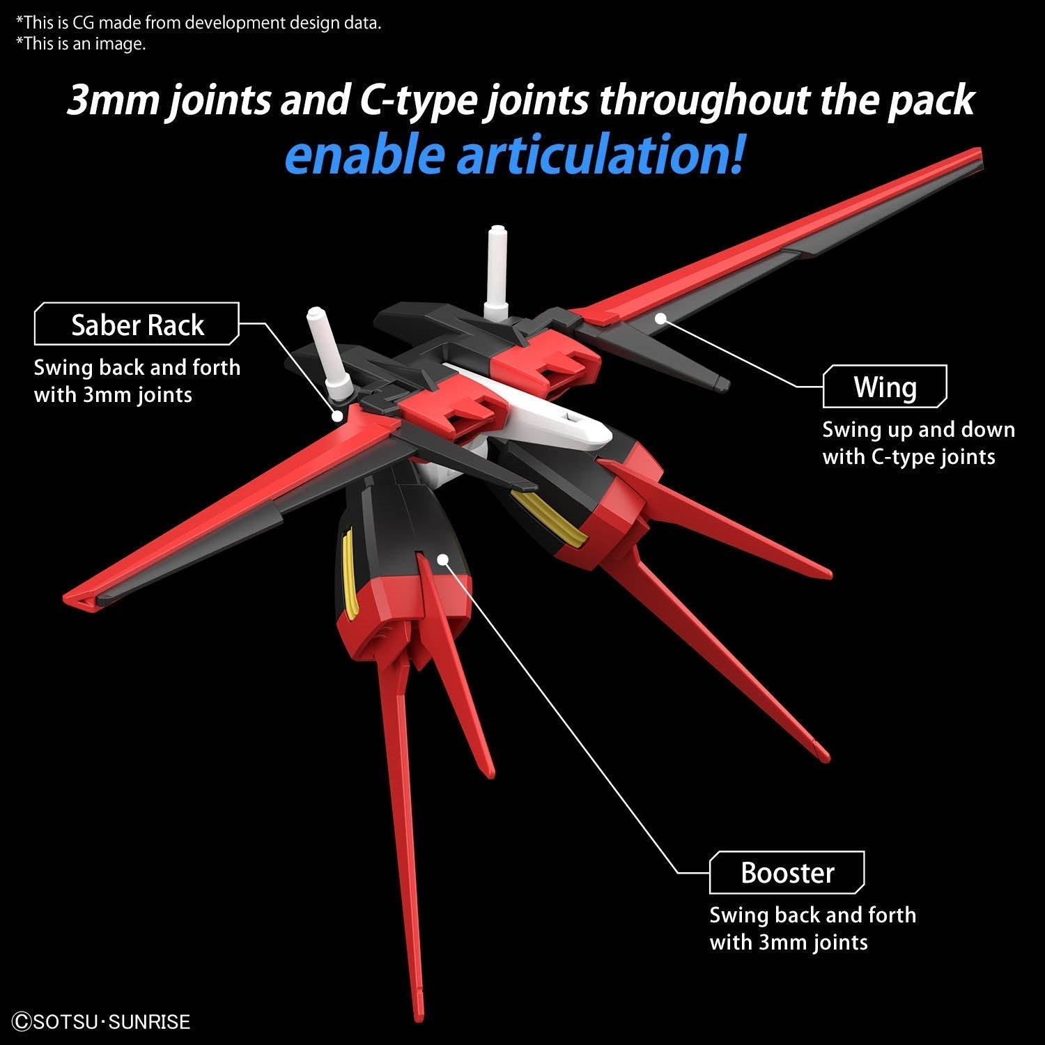 BANDAI Hobby OPTION PARTS SET GUNPLA 01 (AILE STRIKER)