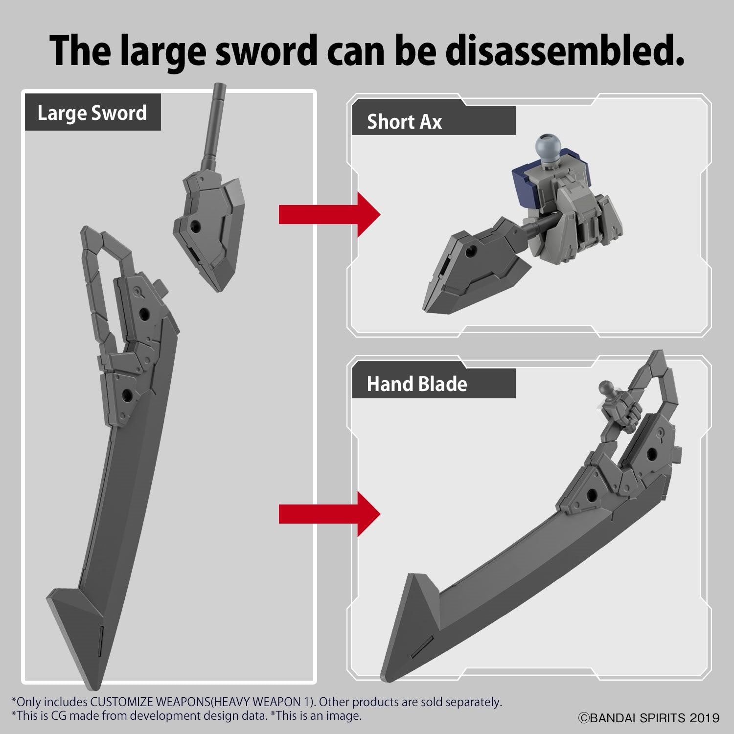 BANDAI Hobby CUSTOMIZE WEAPONS (HEAVY WEAPON 1)