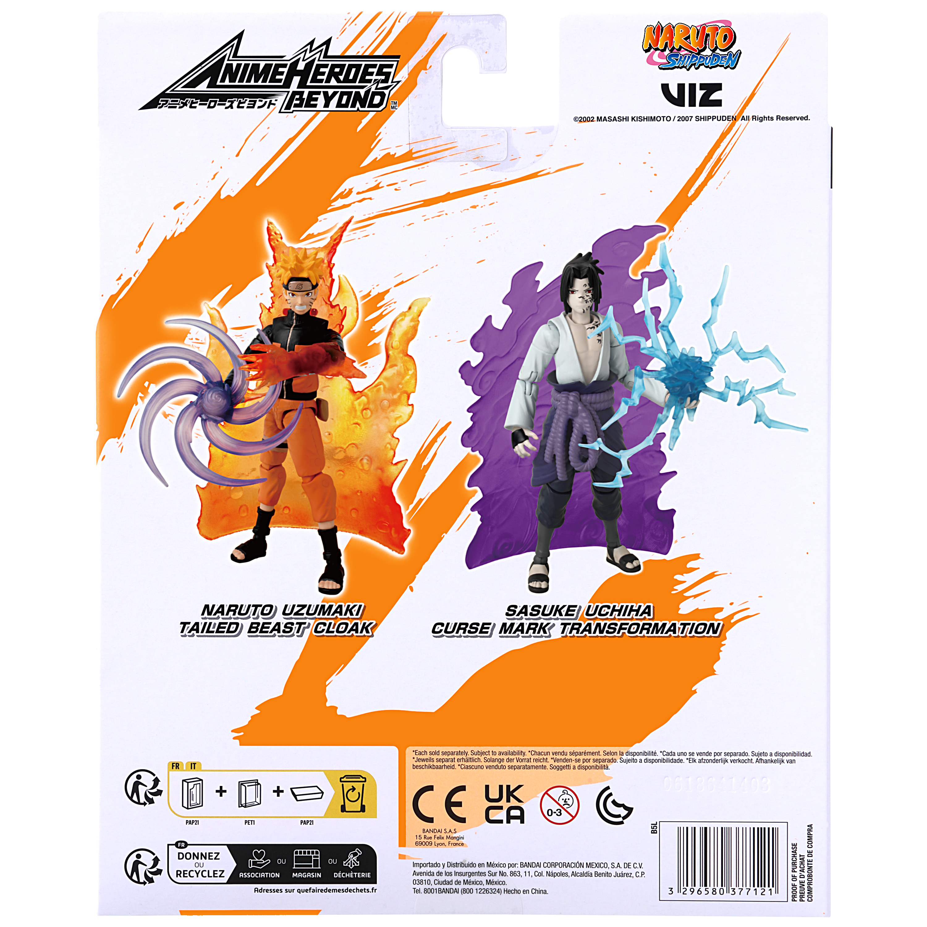 BANDAI Spirits Anime Heroes Beyond - Naruto - Sasuke