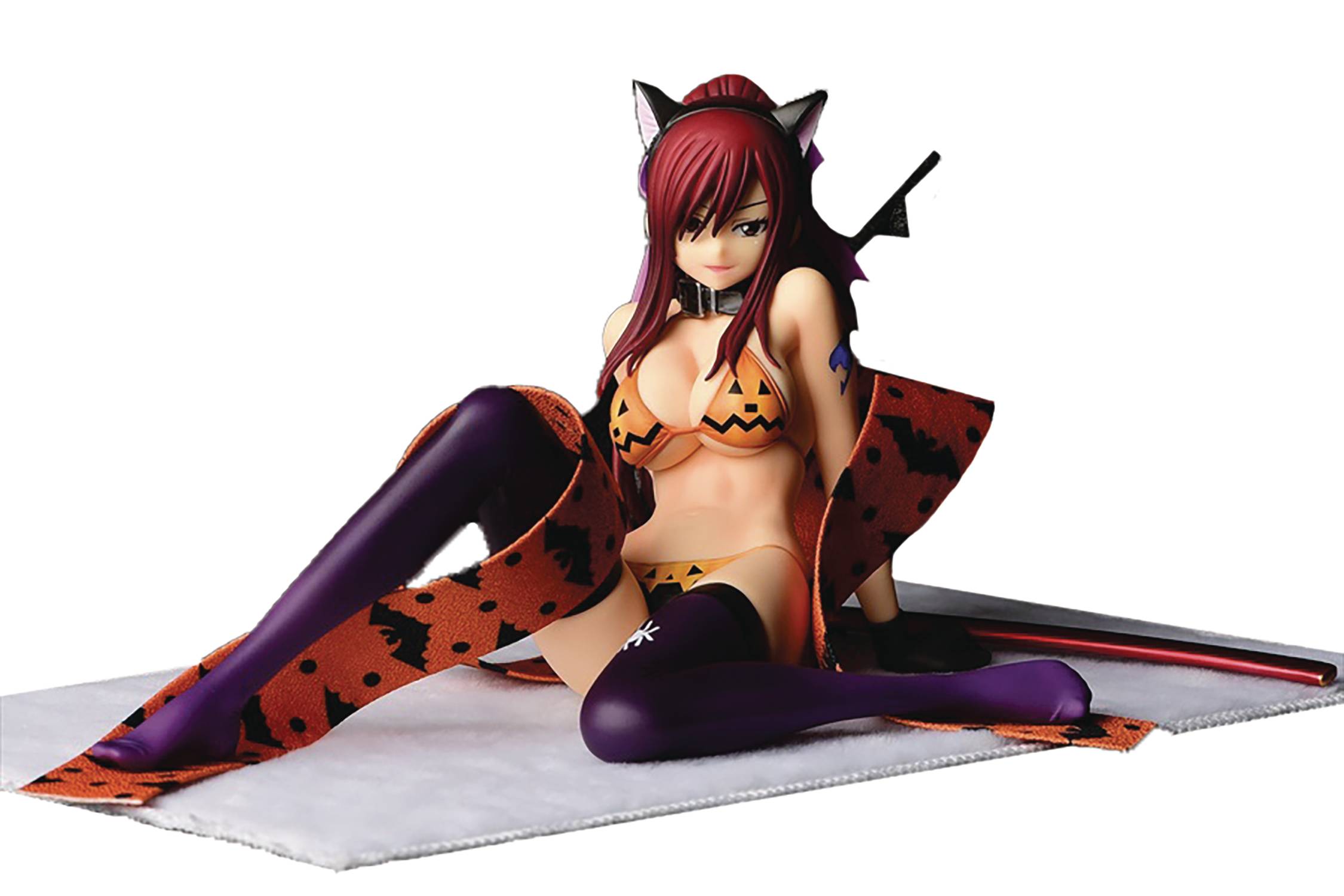 FAIRY TAIL ERZA SCARLET HALLOWEEN CAT GRAVURE 1/6 PVC FIG (N