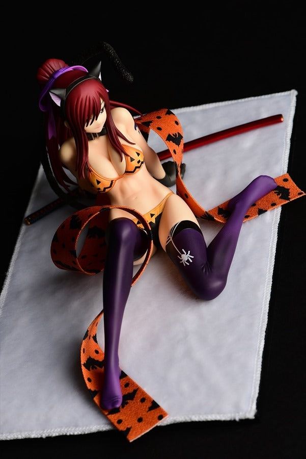 FAIRY TAIL ERZA SCARLET HALLOWEEN CAT GRAVURE 1/6 PVC FIG