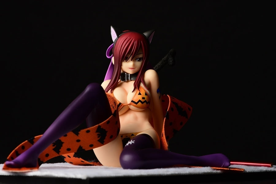 FAIRY TAIL ERZA SCARLET HALLOWEEN CAT GRAVURE 1/6 PVC FIG