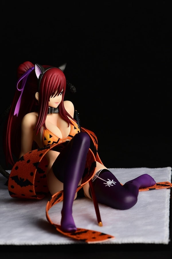 FAIRY TAIL ERZA SCARLET HALLOWEEN CAT GRAVURE 1/6 PVC FIG