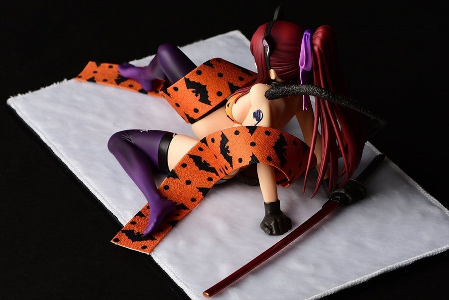 FAIRY TAIL ERZA SCARLET HALLOWEEN CAT GRAVURE 1/6 PVC FIG