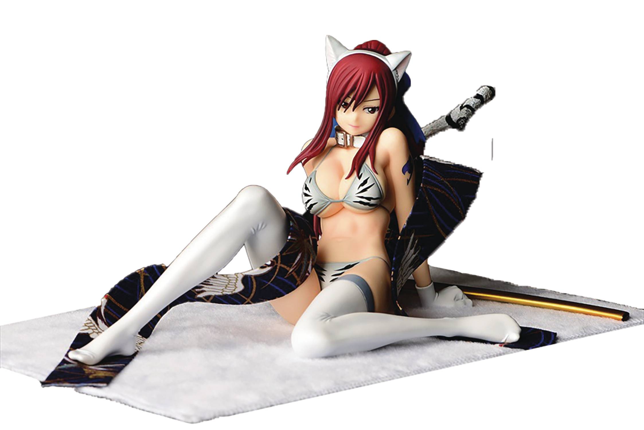 FAIRY TAIL ERZA SCARLET WHITE TIGER GRAVURE 1/6 PVC FIG (NET