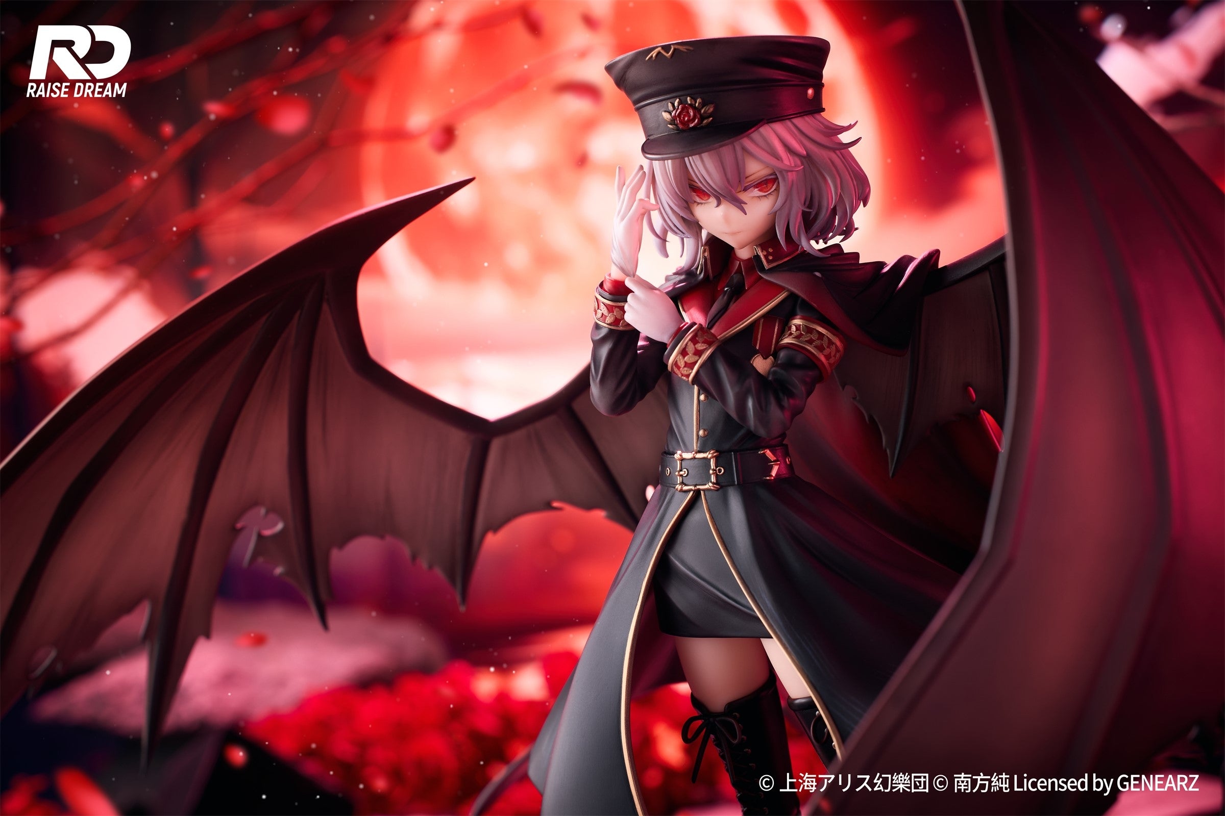 TOUHOU PROJECT REMILIA SCARLET MILITARY UNIFORM 1/6 PVC FIG