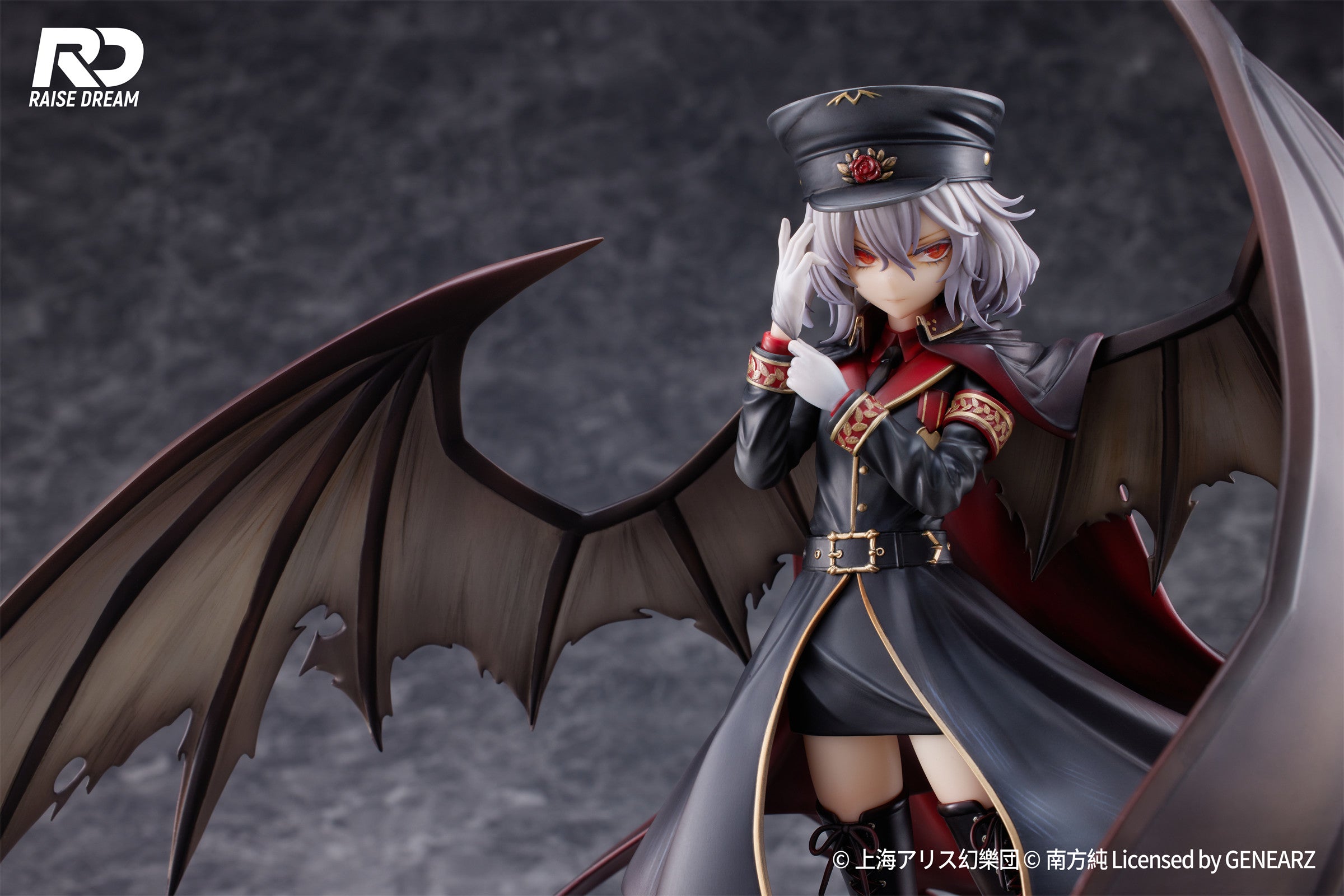 TOUHOU PROJECT REMILIA SCARLET MILITARY UNIFORM 1/6 PVC FIG