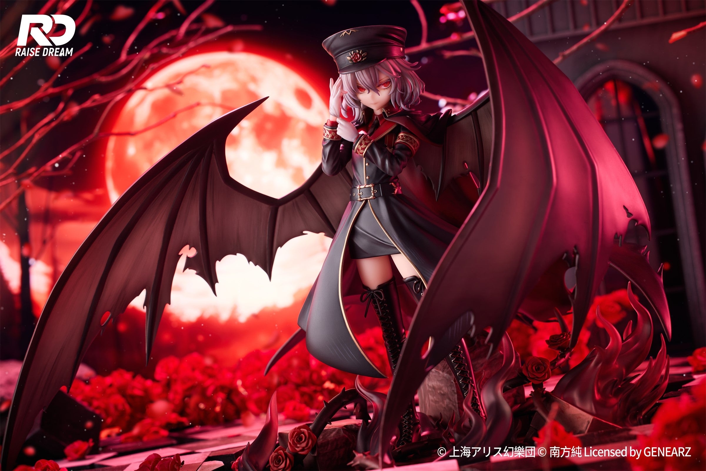 TOUHOU PROJECT REMILIA SCARLET MILITARY UNIFORM 1/6 PVC FIG