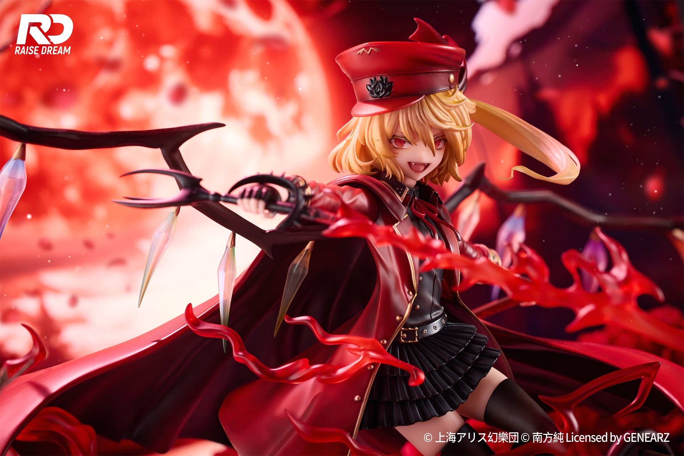 TOUHOU PROJECT FLANDRE SCARLET MILITARY UNIFORM 1/6 PVC FIG