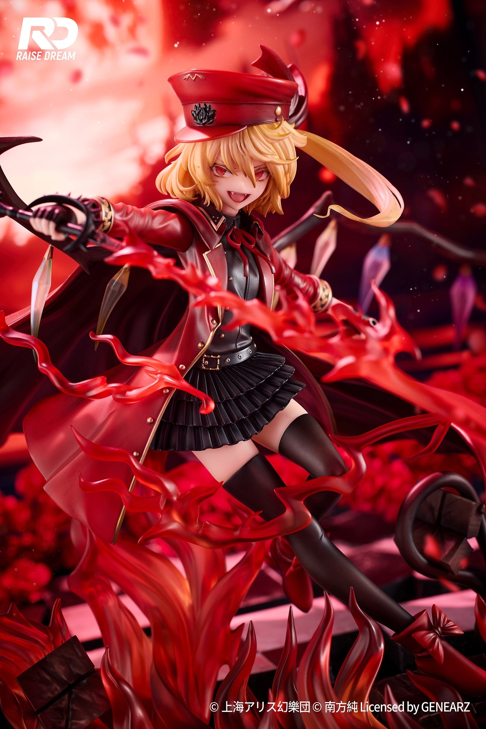 TOUHOU PROJECT FLANDRE SCARLET MILITARY UNIFORM 1/6 PVC FIG