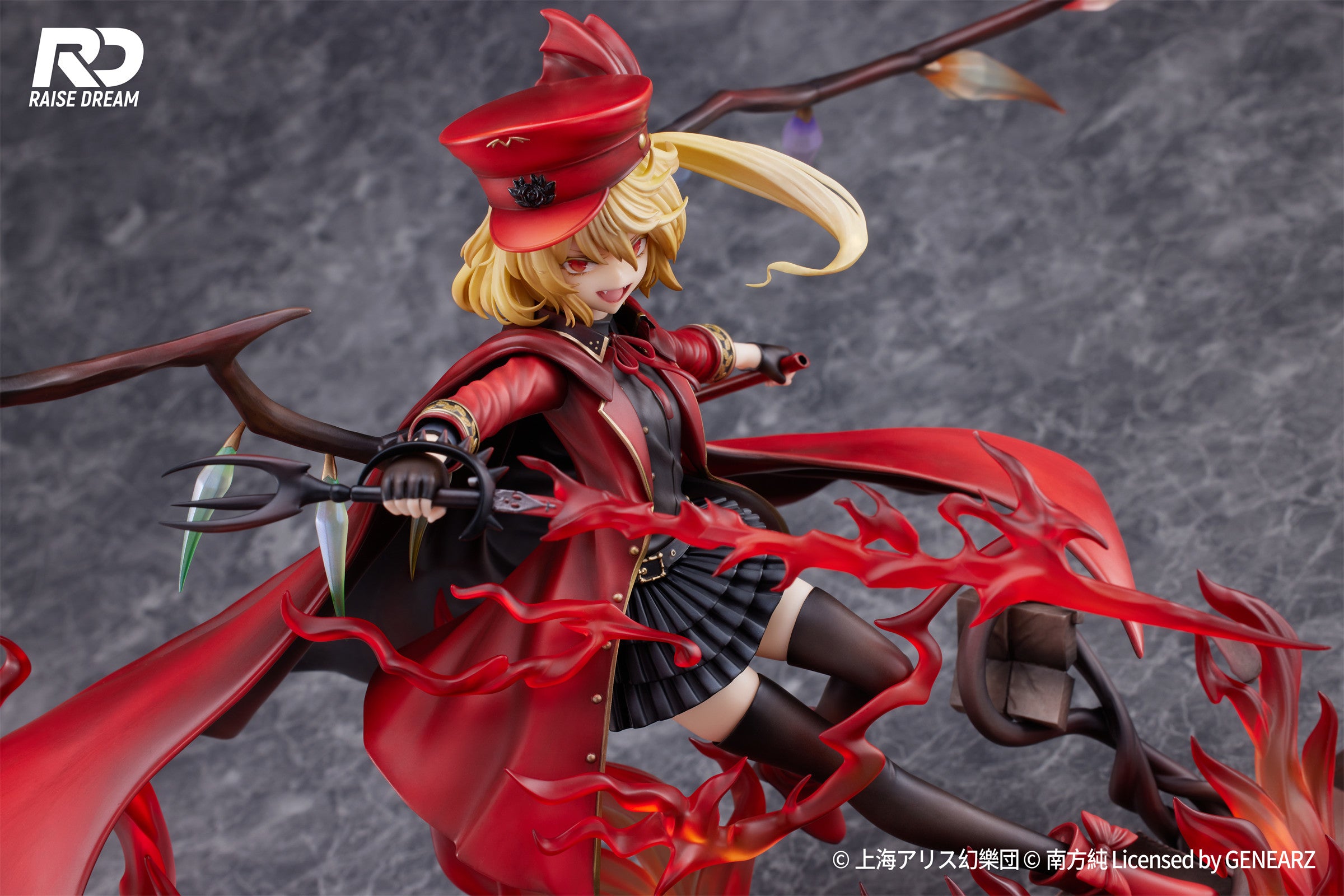 TOUHOU PROJECT FLANDRE SCARLET MILITARY UNIFORM 1/6 PVC FIG