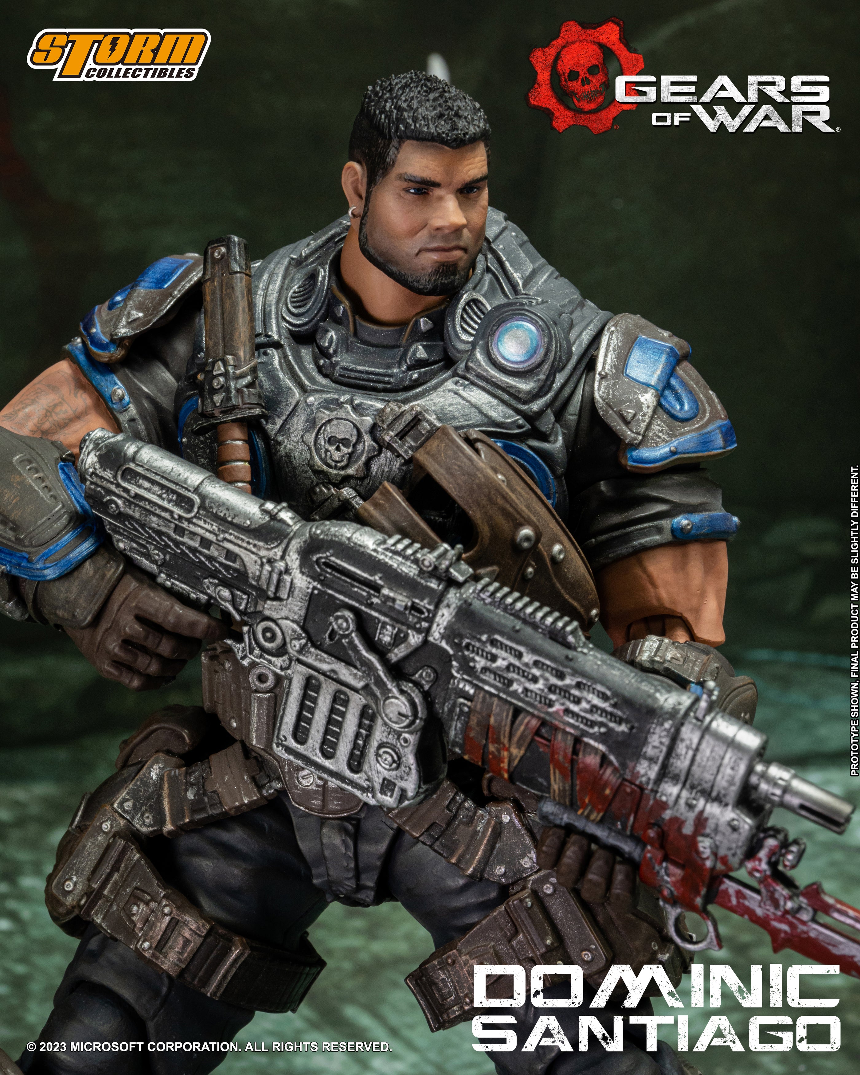 STORM COLLECTIBLES GEARS OF WAR DOMINIC SANTIAGO 1/12 AF