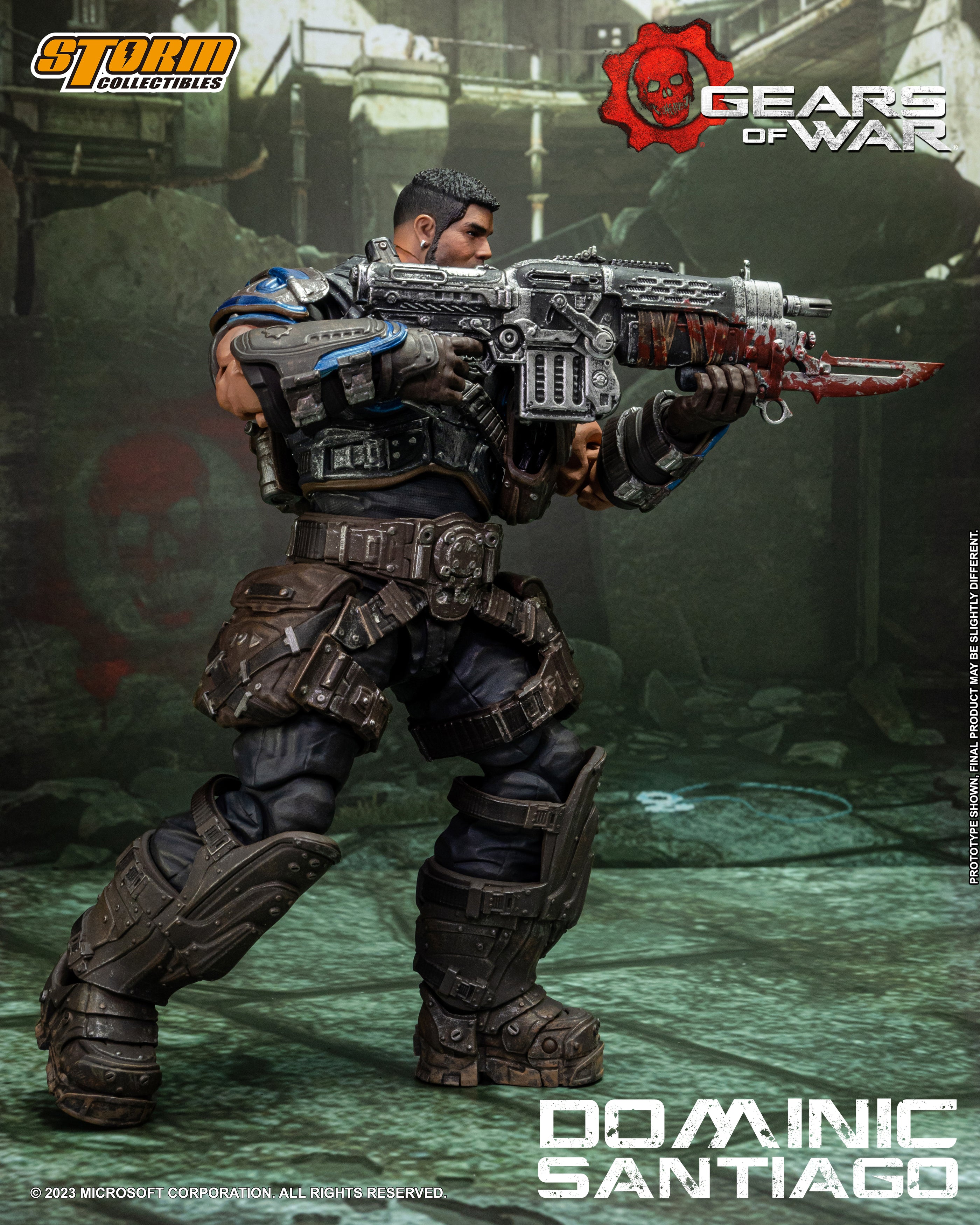 STORM COLLECTIBLES GEARS OF WAR DOMINIC SANTIAGO 1/12 AF