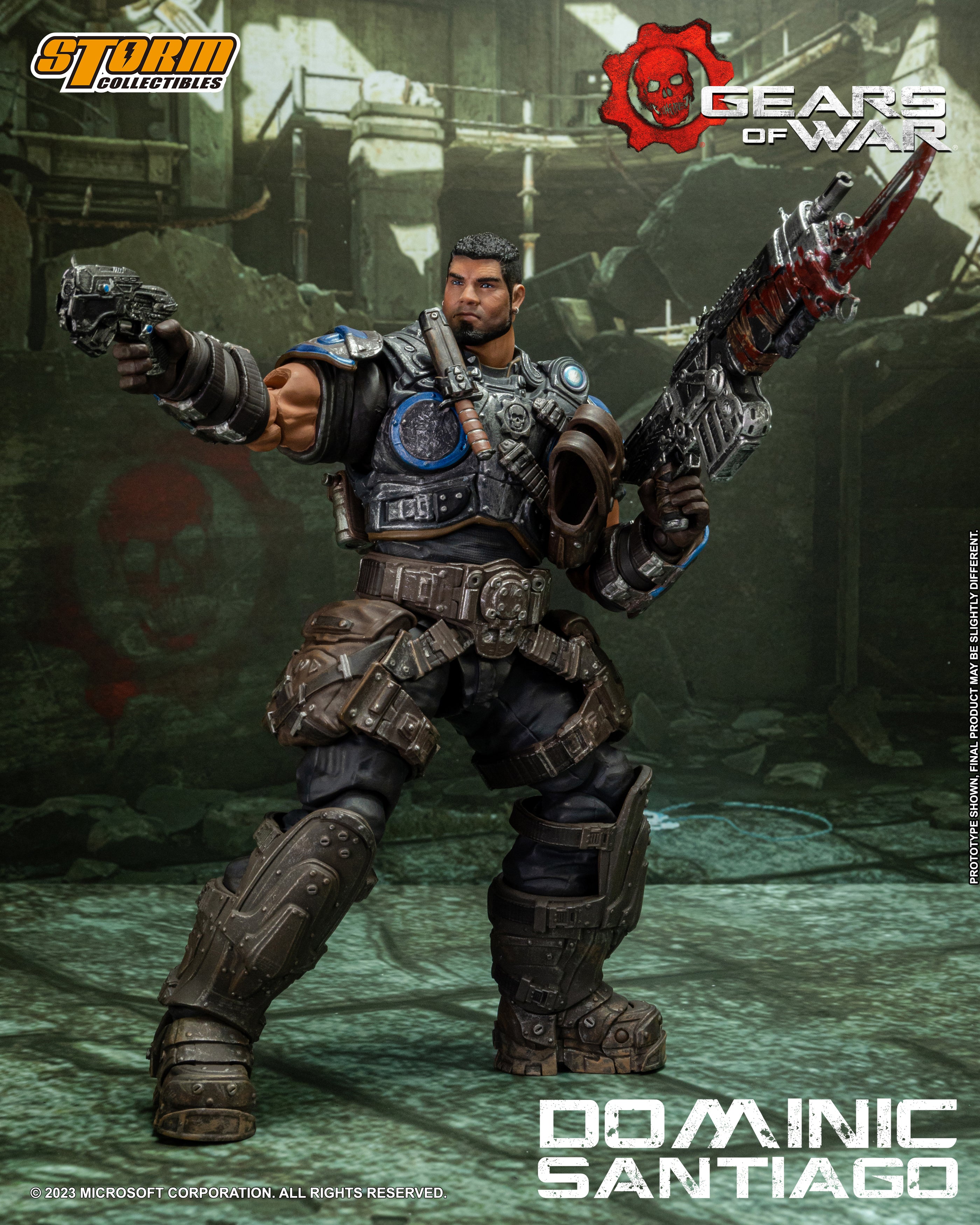 STORM COLLECTIBLES GEARS OF WAR DOMINIC SANTIAGO 1/12 AF