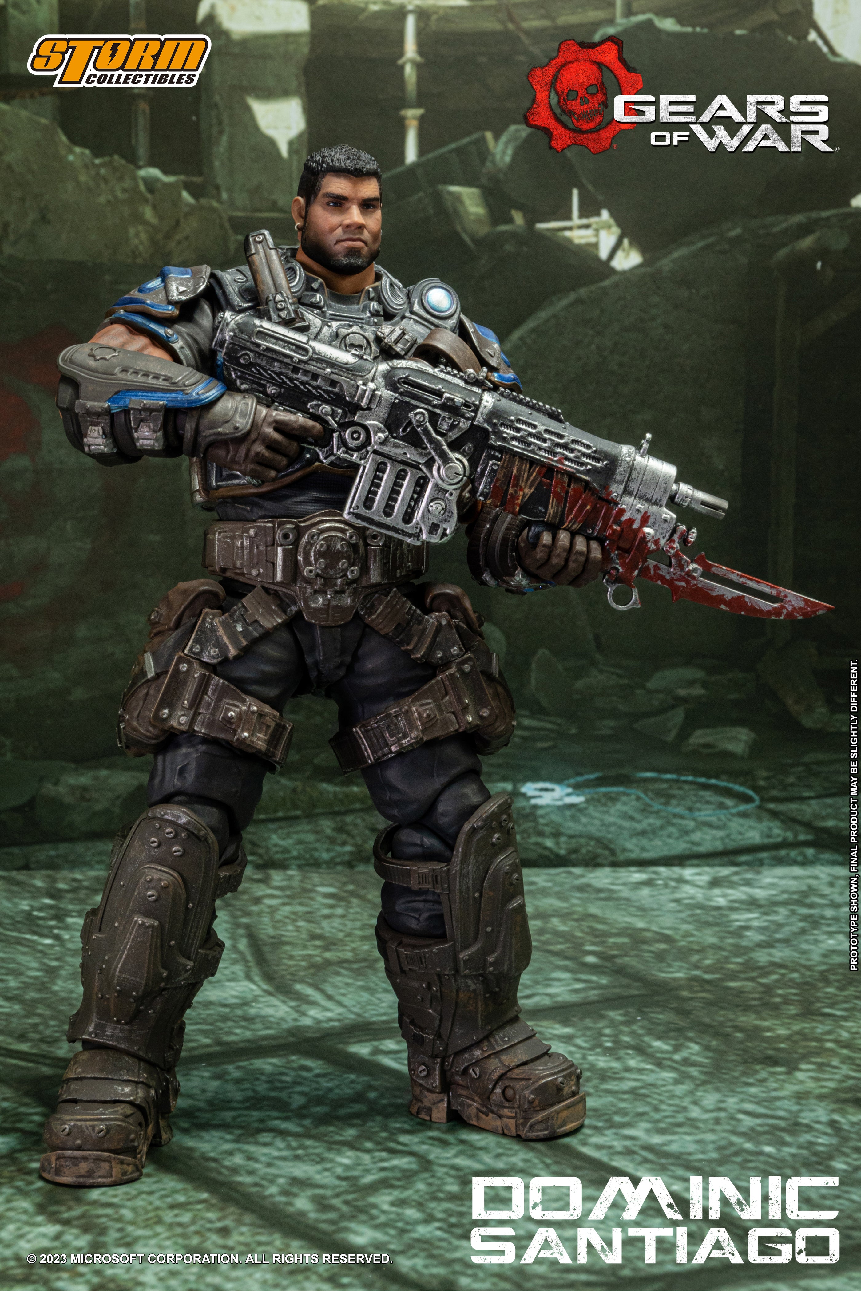 STORM COLLECTIBLES GEARS OF WAR DOMINIC SANTIAGO 1/12 AF