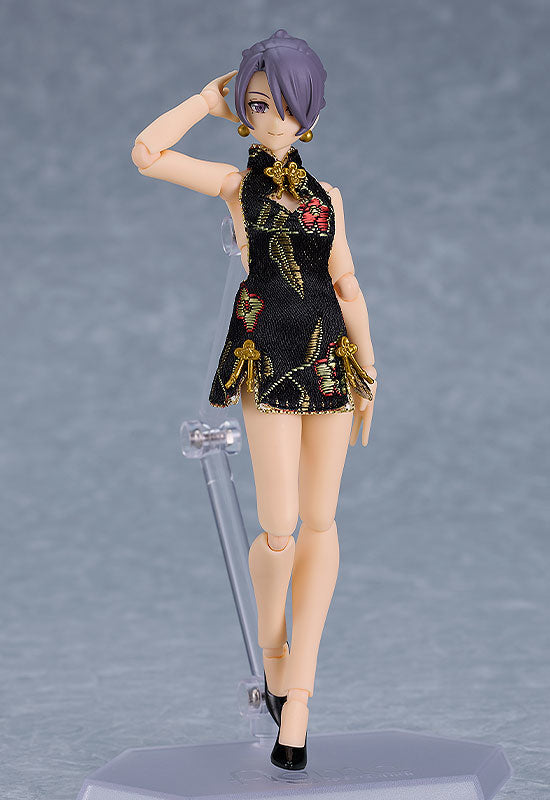 FIGMA STYLES MINI SKIRT CHINESE DRESS OUTFIT BLACK