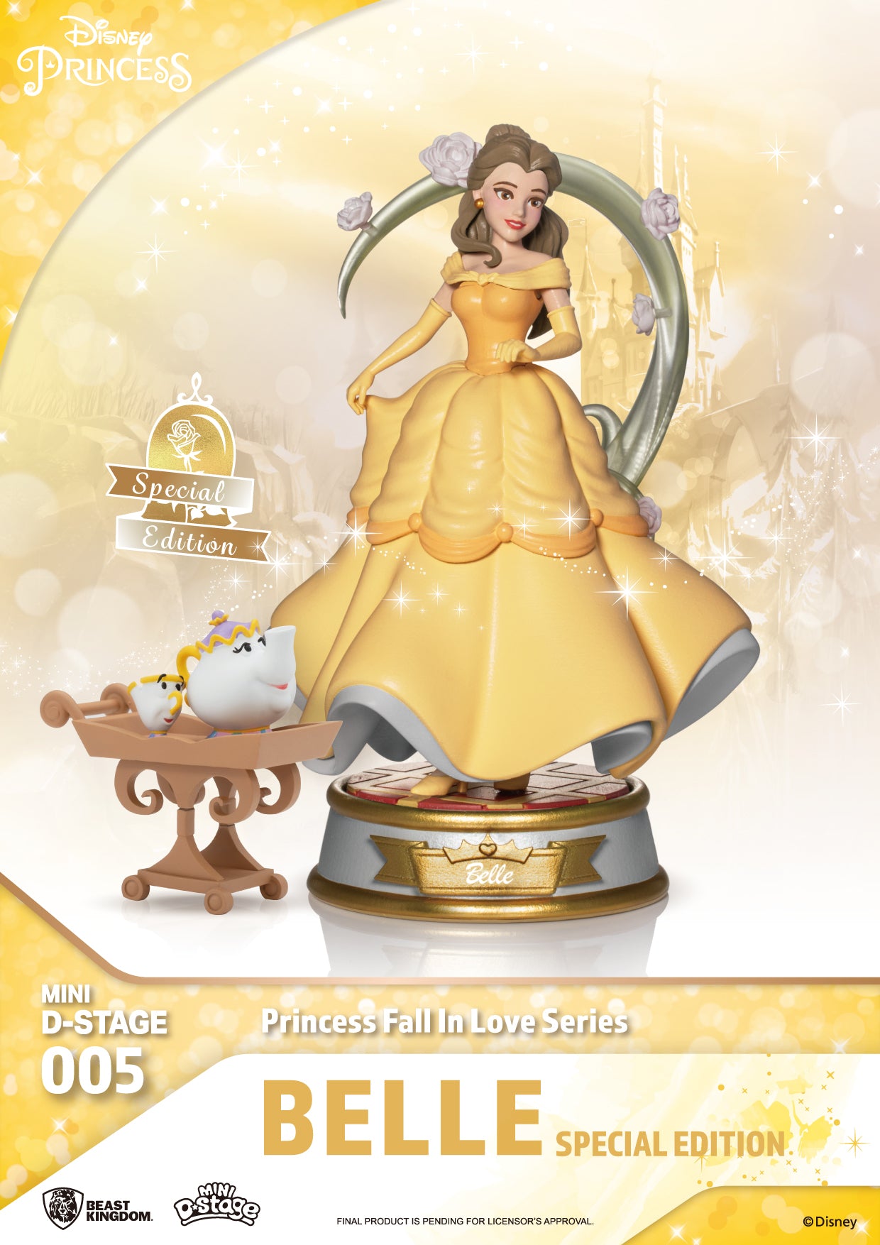 DISNEY MDS-005 PRINCESS FALL IN LOVE SER FIG 6PC SET