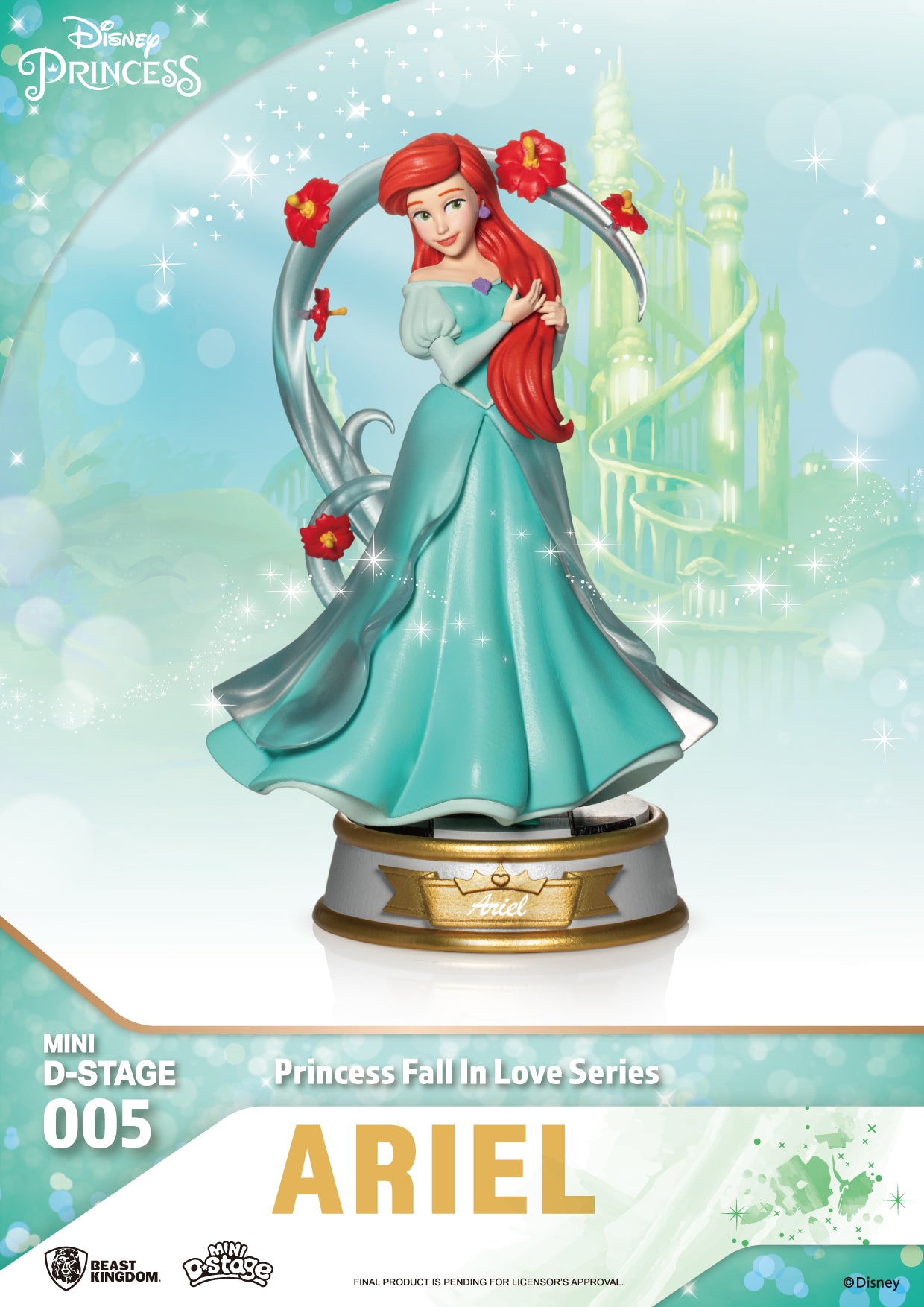 DISNEY MDS-005 PRINCESS FALL IN LOVE SER FIG 6PC SET