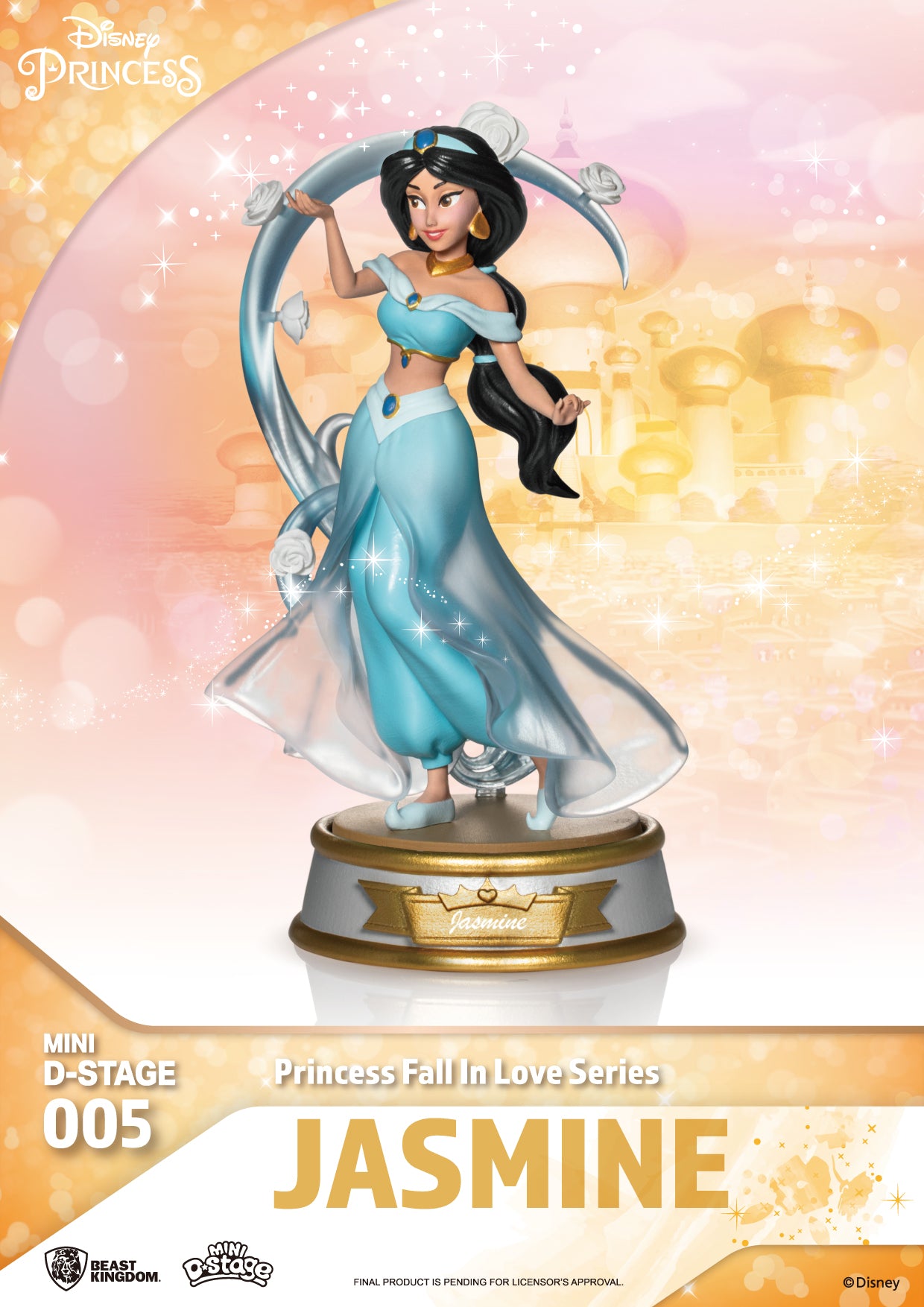 DISNEY MDS-005 PRINCESS FALL IN LOVE SER FIG 6PC SET