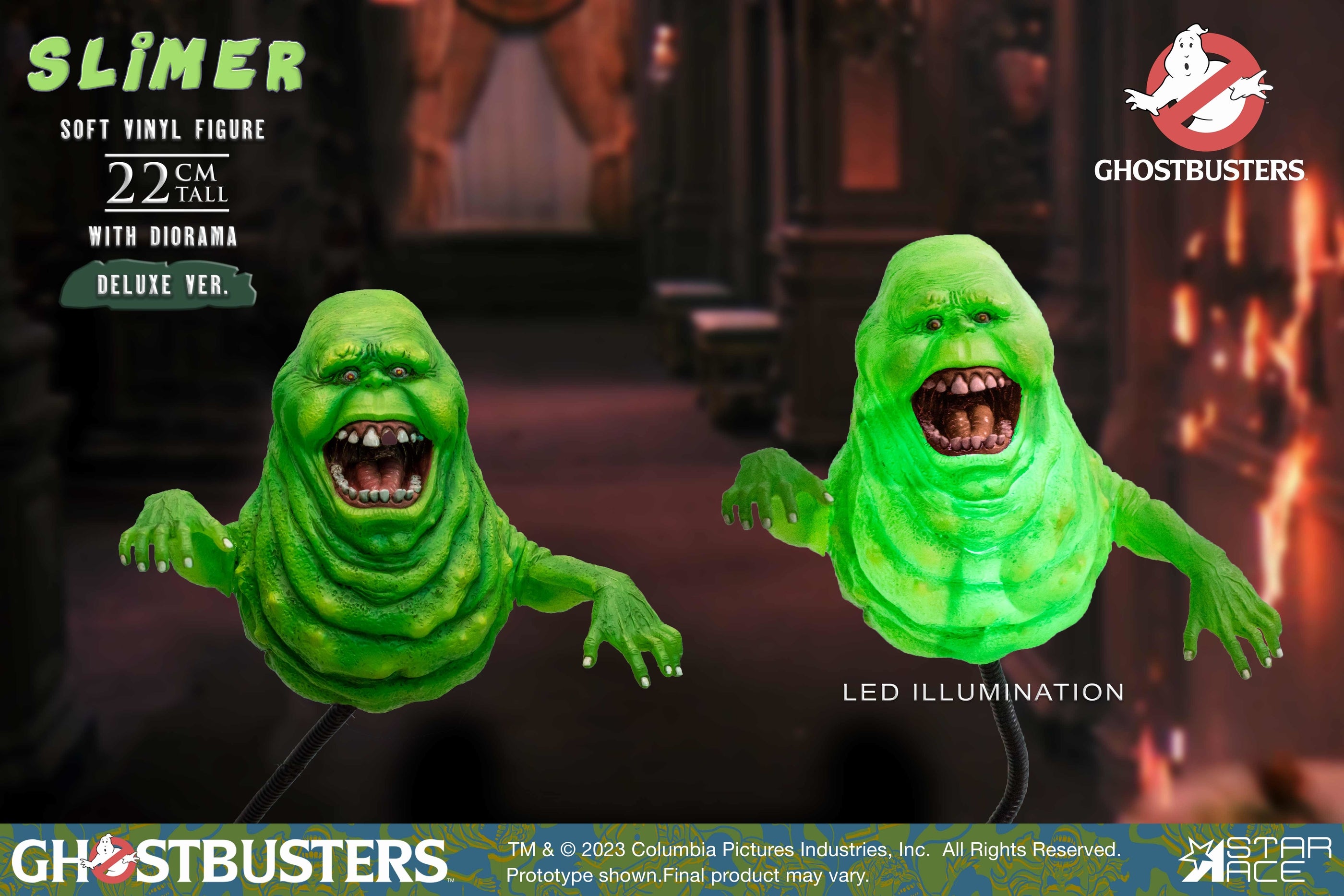 GHOSTBUSTERS SLIMER 1/8 SCALE SOFT-VINYL FIGURE DLX VER