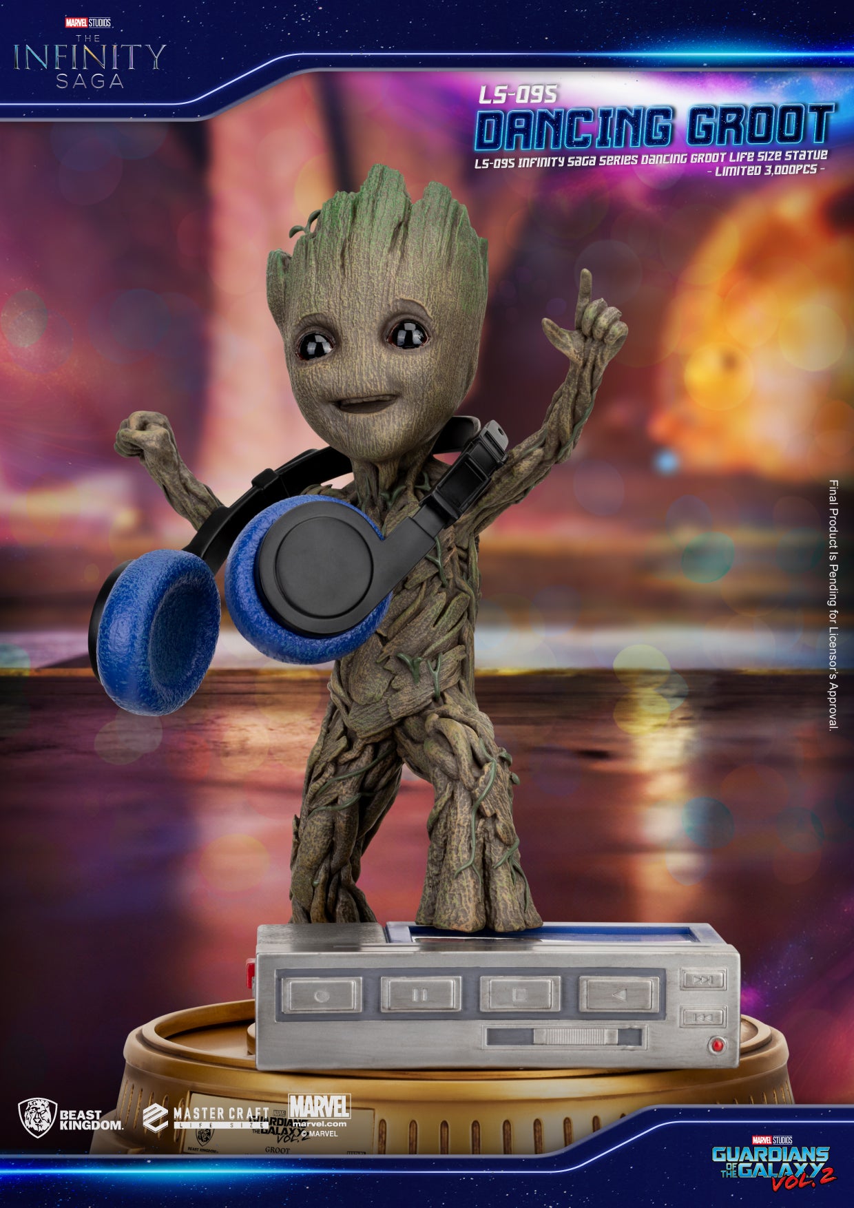 INFINITY SAGA SER LS-095 DANCING GROOT LIFE SIZE STATUE