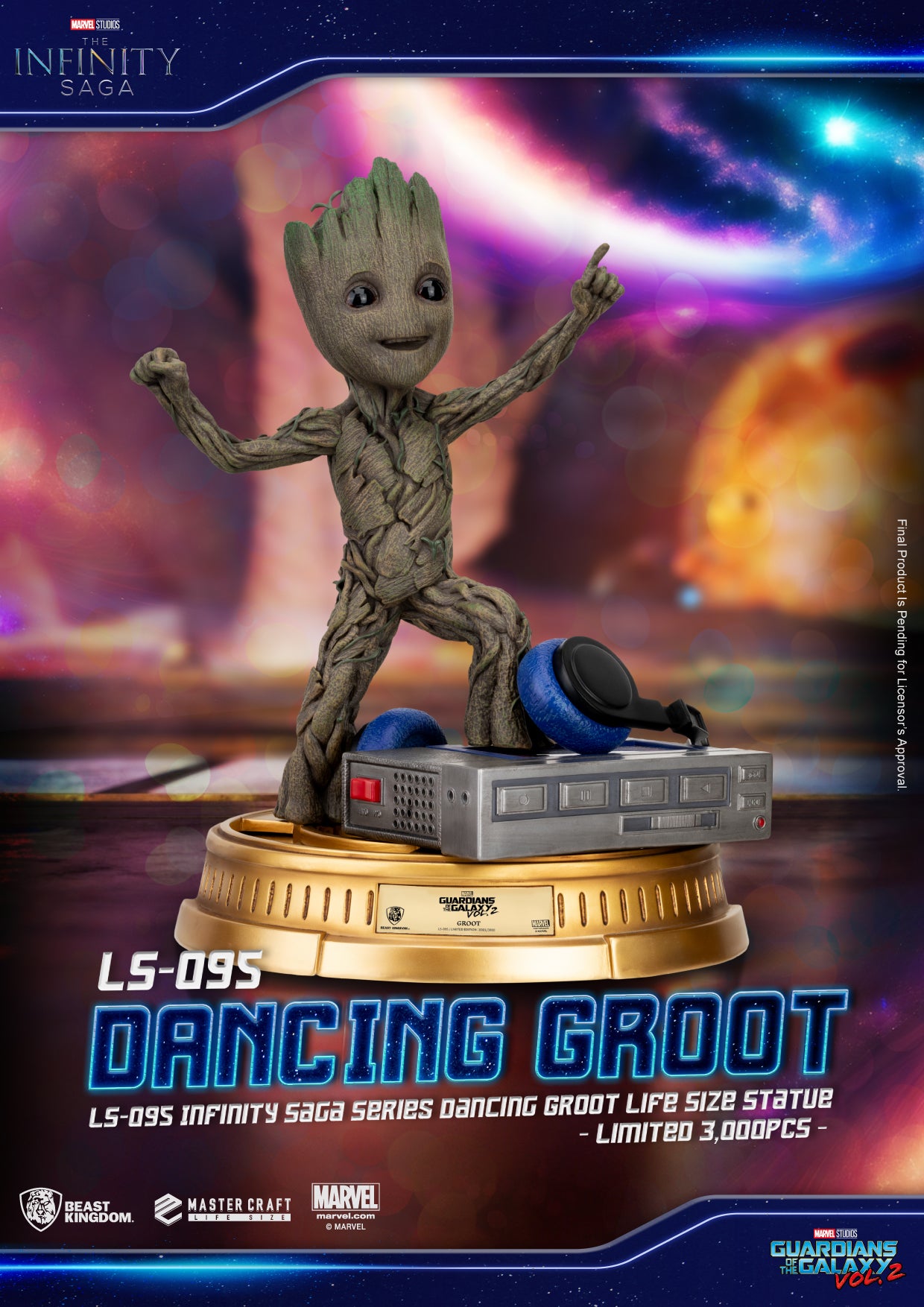 INFINITY SAGA SER LS-095 DANCING GROOT LIFE SIZE STATUE