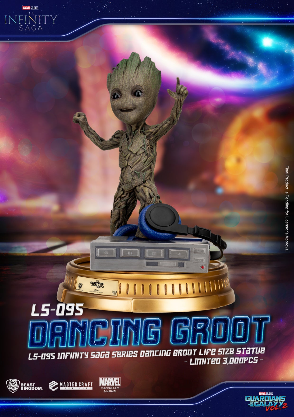 INFINITY SAGA SER LS-095 DANCING GROOT LIFE SIZE STATUE